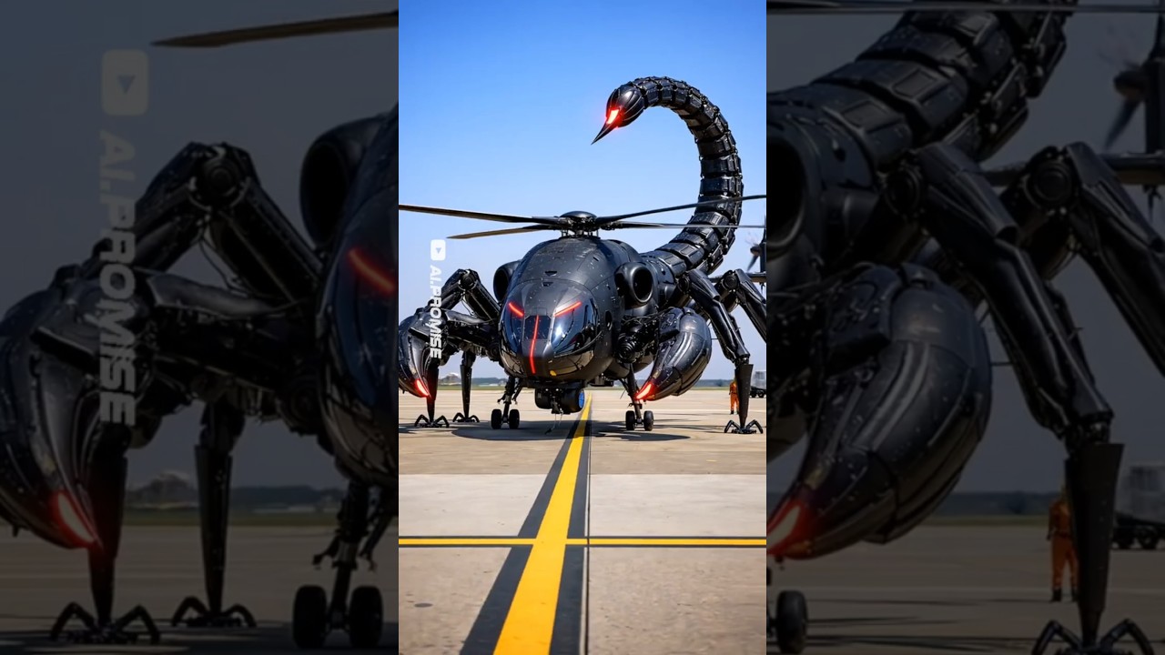 World&rsquo;s First Scorpion Helicopter 🦂🚁 | Futuristic AI Helicopter Concept