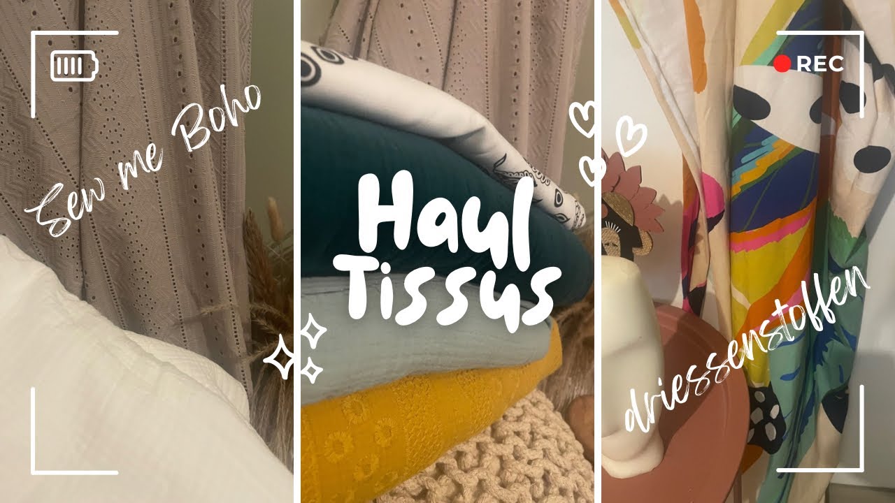 Haul tissus DRIESSENSTOFFEN et SEW ME BOHO #1