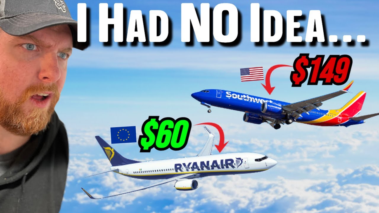 American Reacts to Why Flying in Europe is CHEAPER Than in the US..