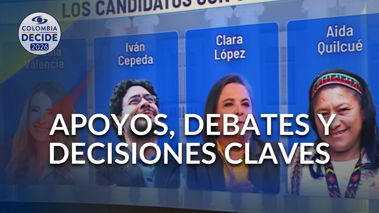 Candidatos presidenciales mantienen intensa agenda legislativa y reciben apoyos clave