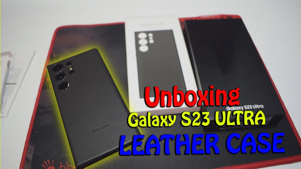 Galaxy S23 Ultra Leather Case BLACK / EF-VS918LBEGWW