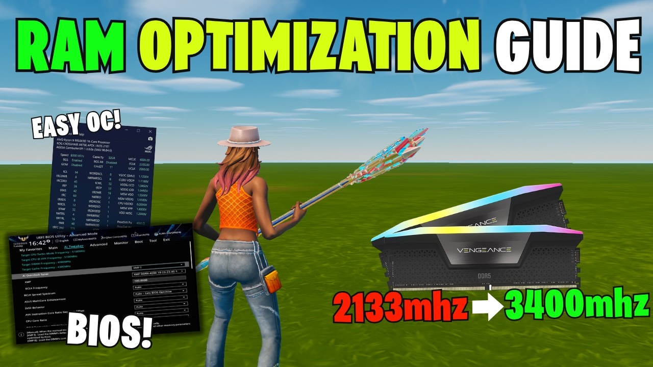 &iexcl;Gu&iacute;a definitiva y gratuita de optimizaci&oacute;n de RAM para obtener el m&aacute;ximo rendimiento! *0 PING + ...