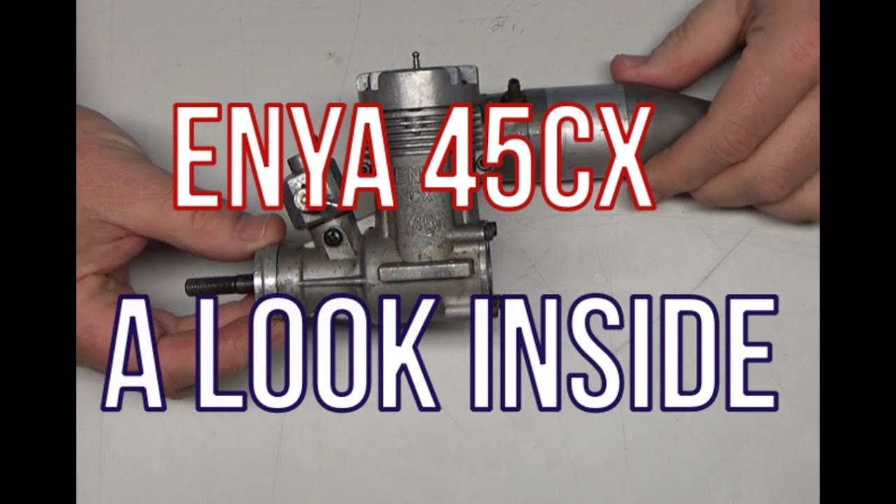 Enya 45CX A Look Inside