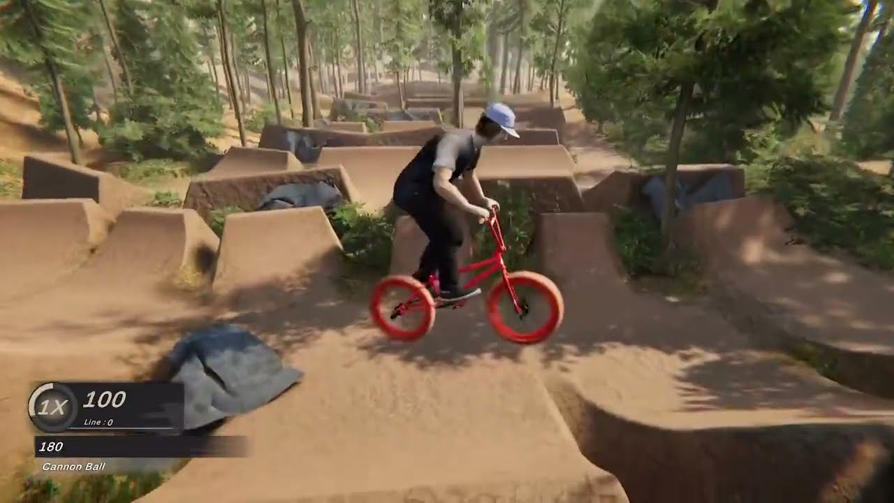 BMX Streets (XBOX) - Perfect FULL Dirt Jumps Run! 