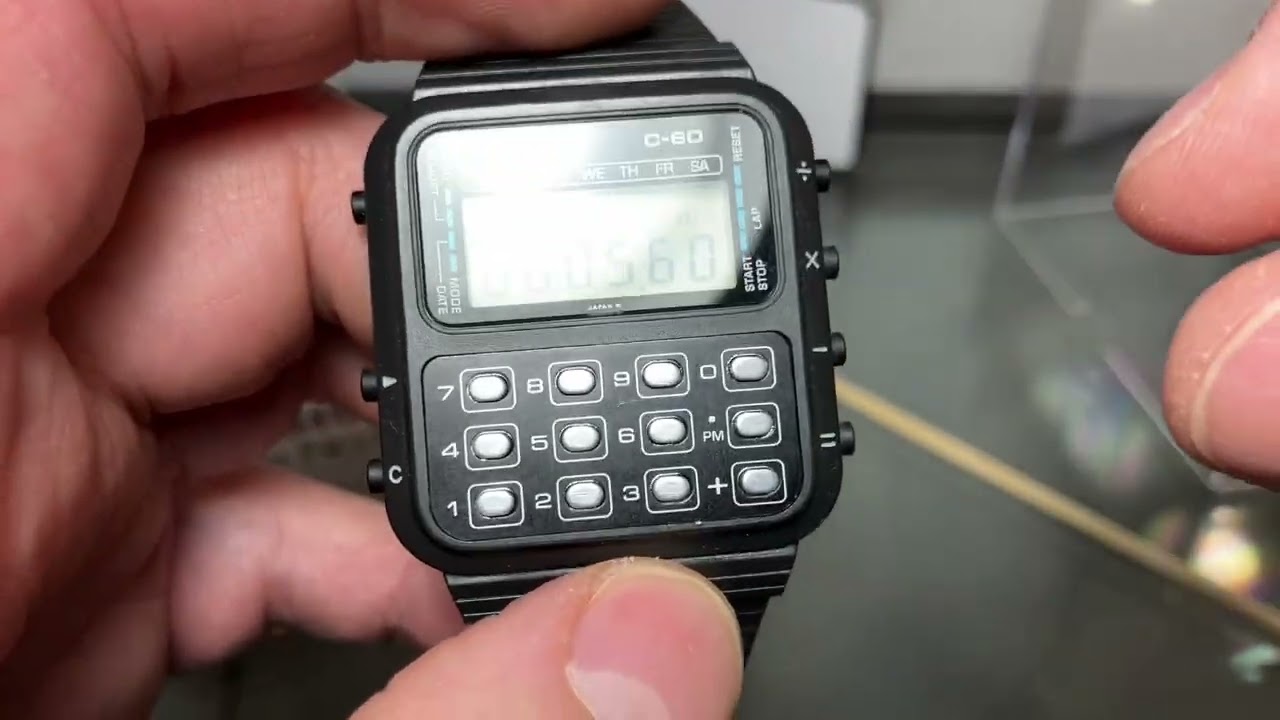 Casio C-60 mod 133. Первый калькулятор Casio