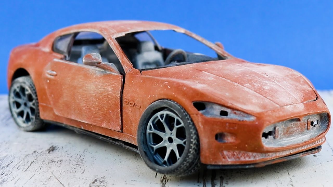 Restoration Abandoned Maserati in 10 minutes | Model Cars