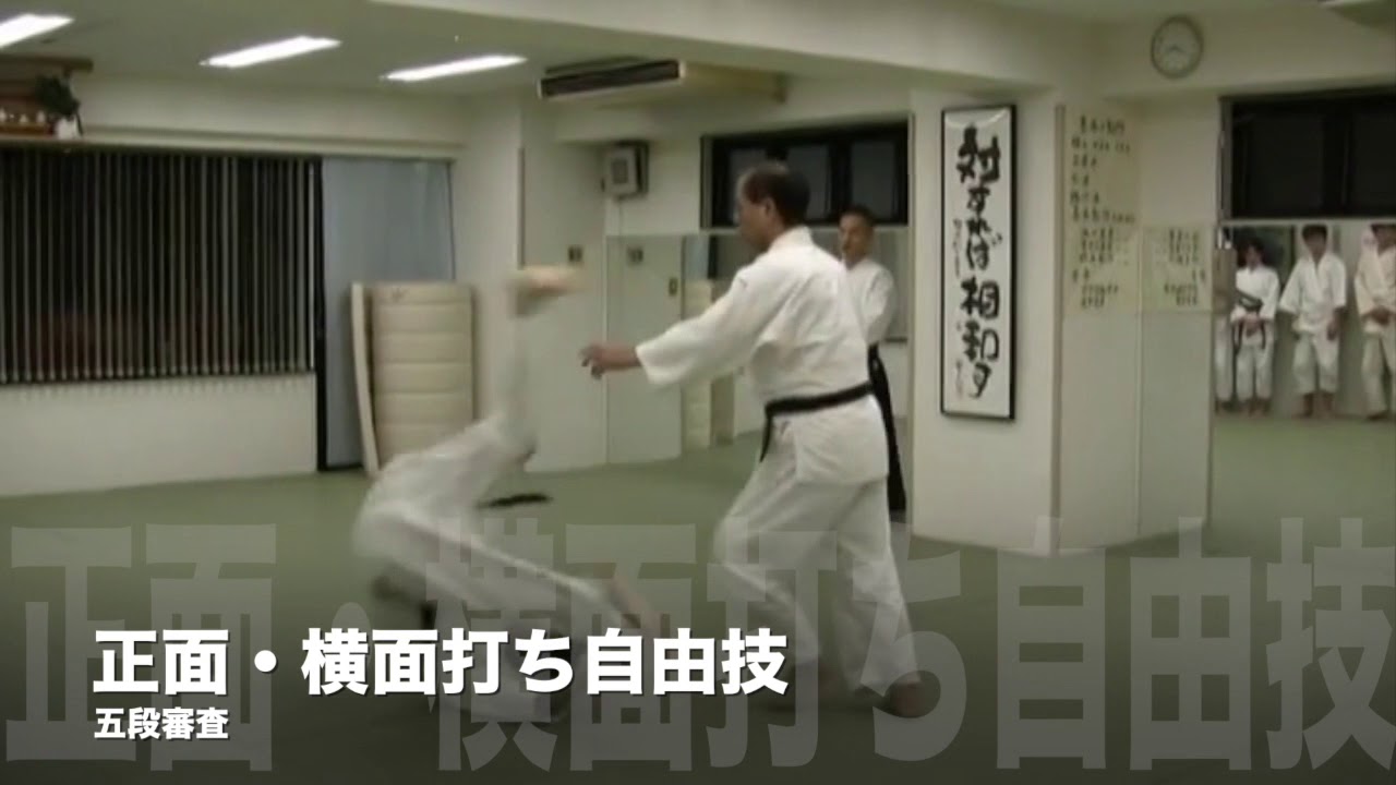 養神館合気道白虎　上野師範　五段審査