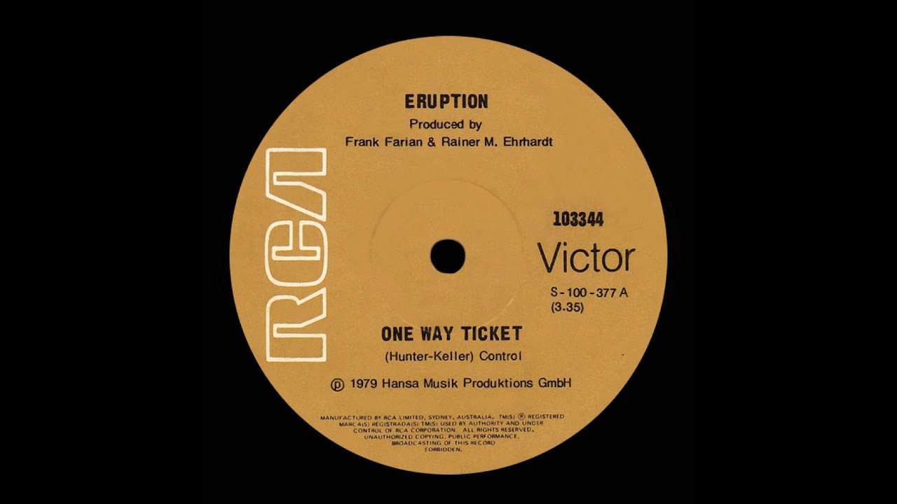 Eruption - One Way Ticket (Original Stereo)
