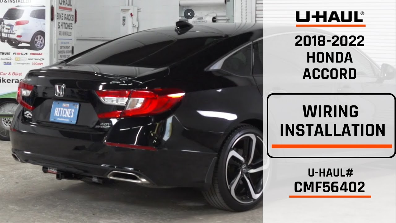 2018-2022 Honda Accord Trailer Wiring Harness Installation | CMF56402