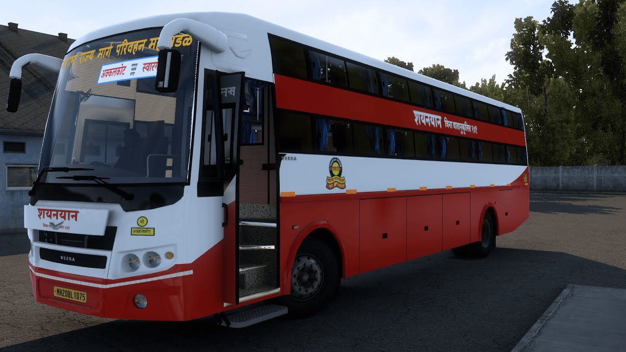 MSRTC Non AC Sleeper Bus Mod Euro Truck Simulator 2
