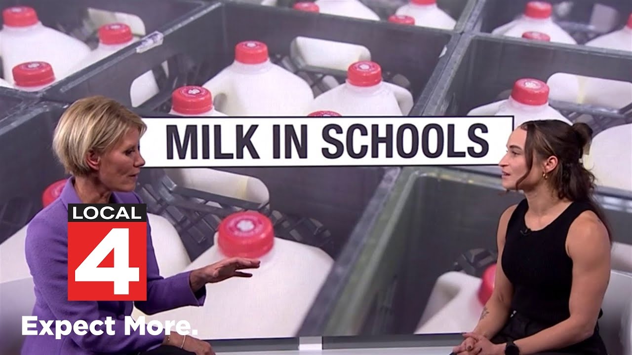 Trump signs law returning whole and 2% milk to school lunches
