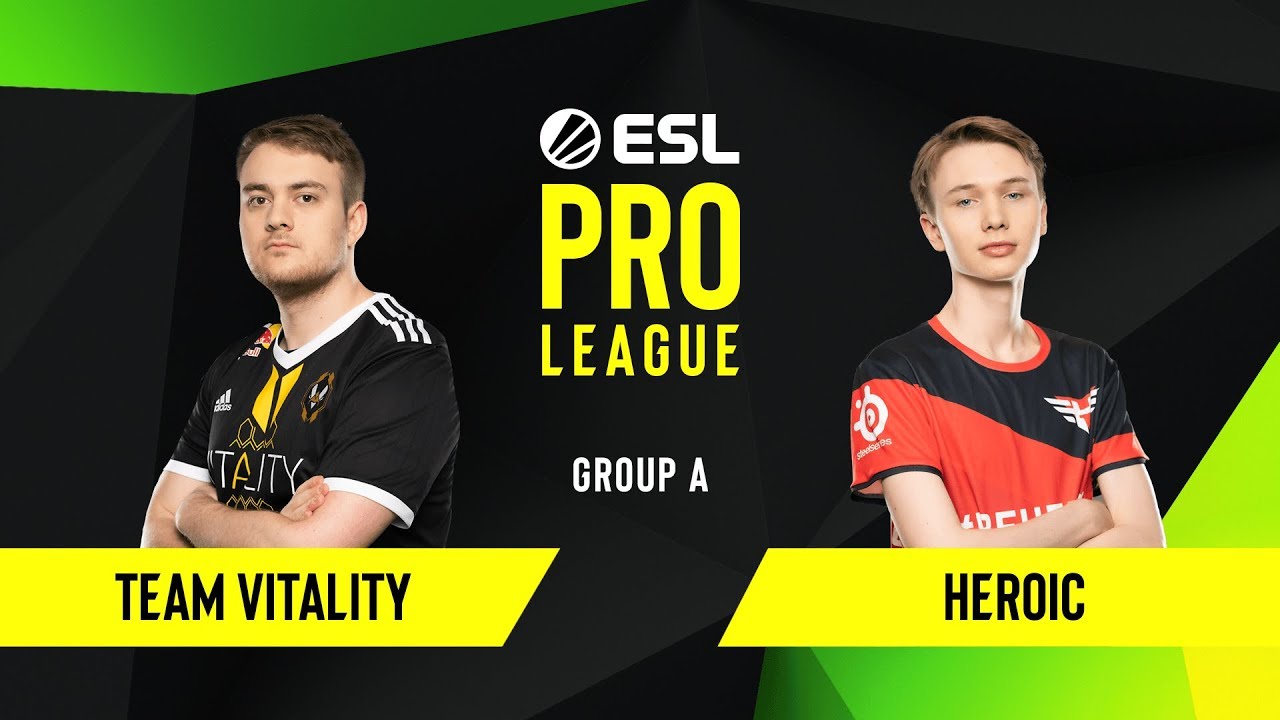 CS:GO - Team Vitality vs. Heroic [Train] Map 1 - Group B - ESL EU Pro League Season 10