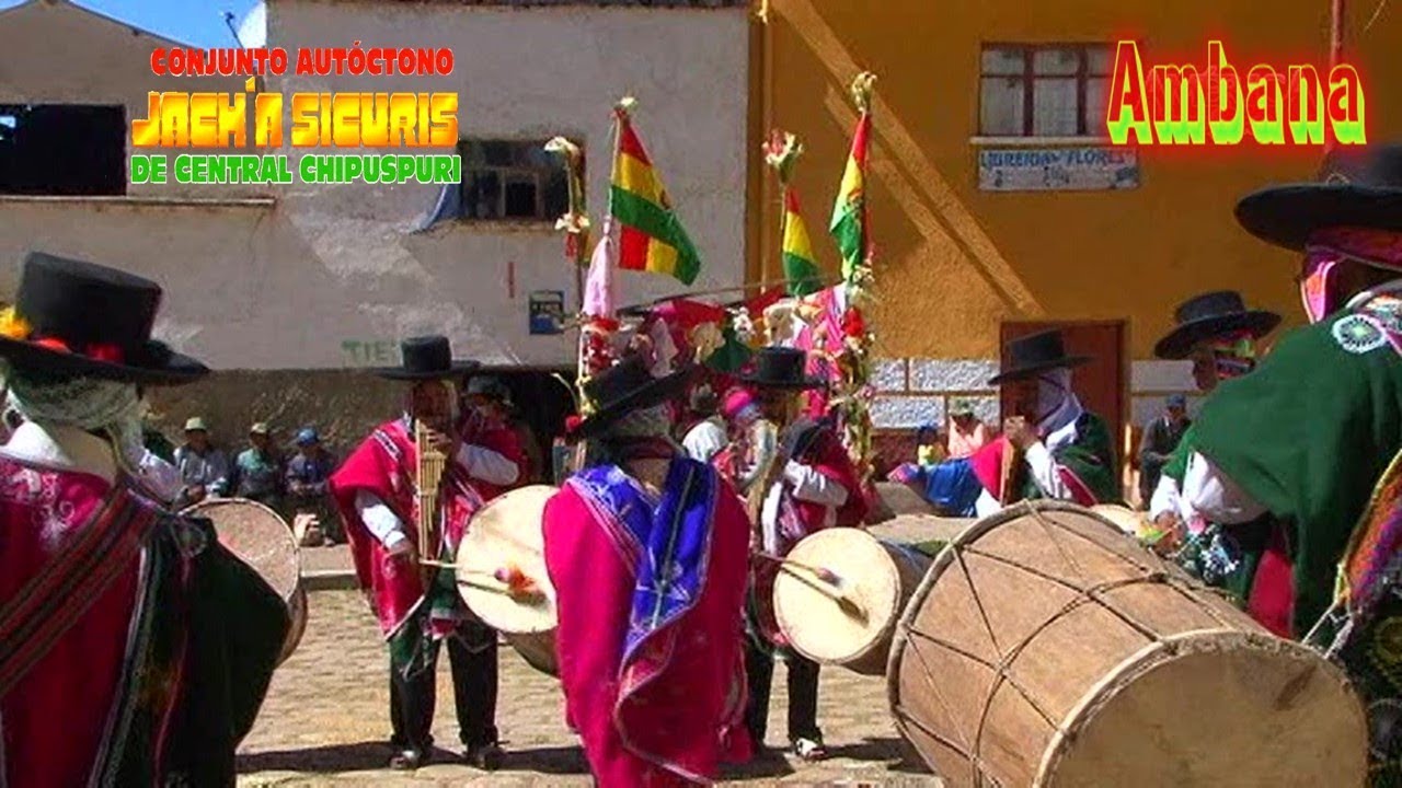 enganchados jach´a sicuris de Central Chipuspuri de Canton Ambana Prov Camacho La Paz Bolivia