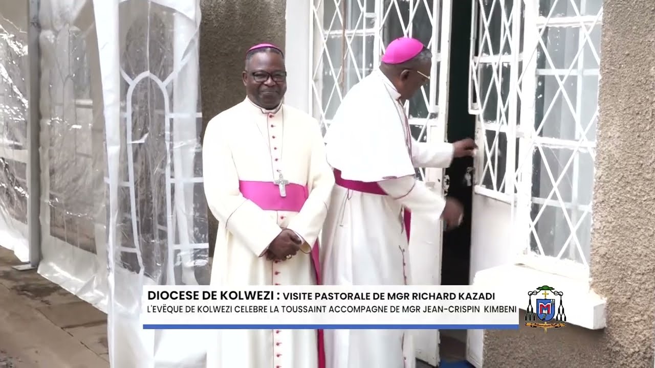 @Diocesedekolwezi : Visite pastorale de Mgr Richard Kazadi a St Jean-Baptiste de la salle 
