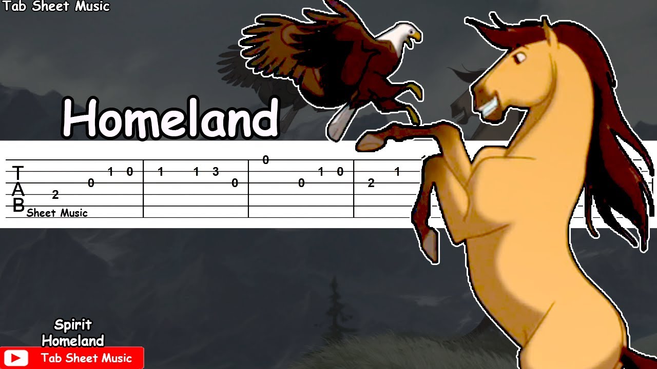 Spirit: Stallion of the Cimarron - Main Theme (Homeland) Guitar Tutorial
