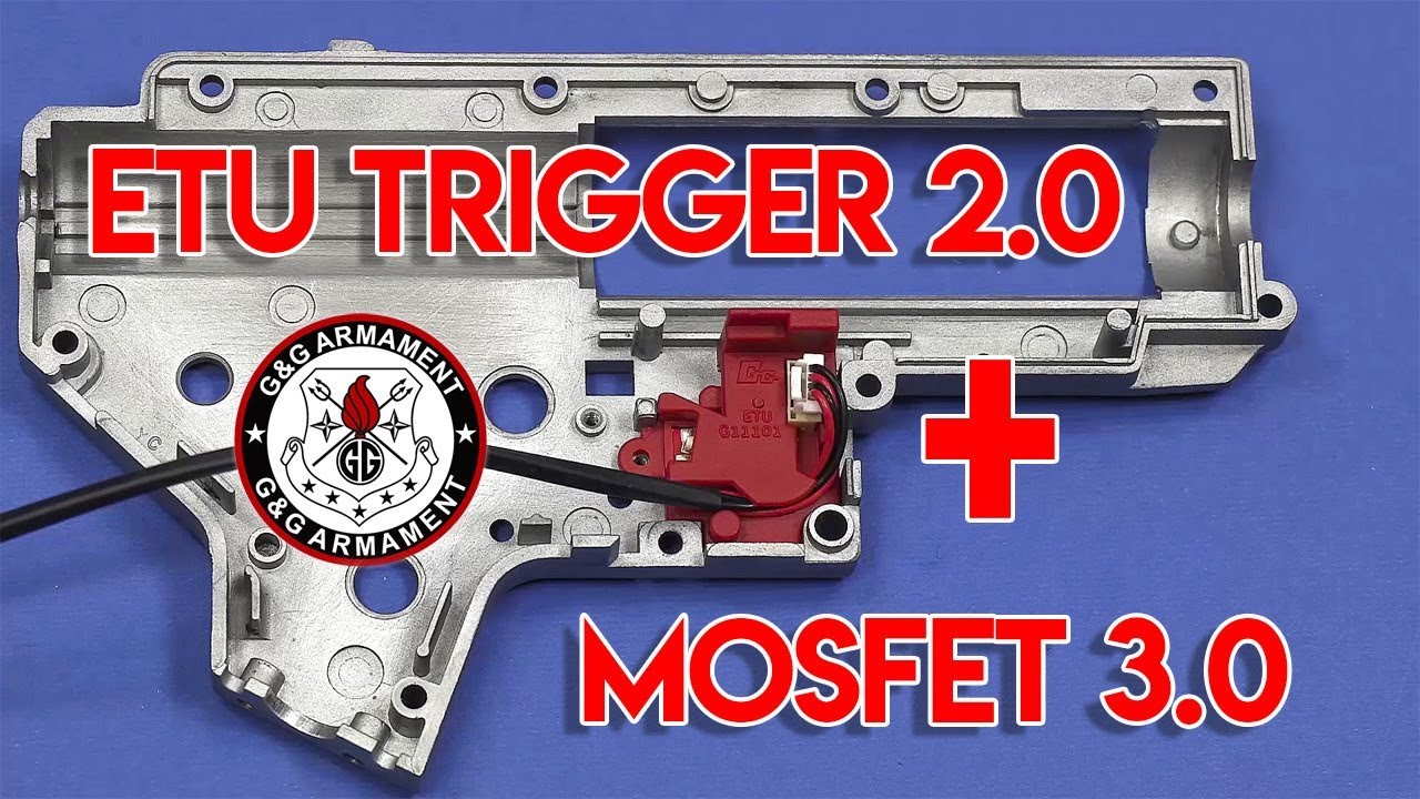 Elettronica ETU e Speed Trigger G&G GC16 CM16 Airsoft