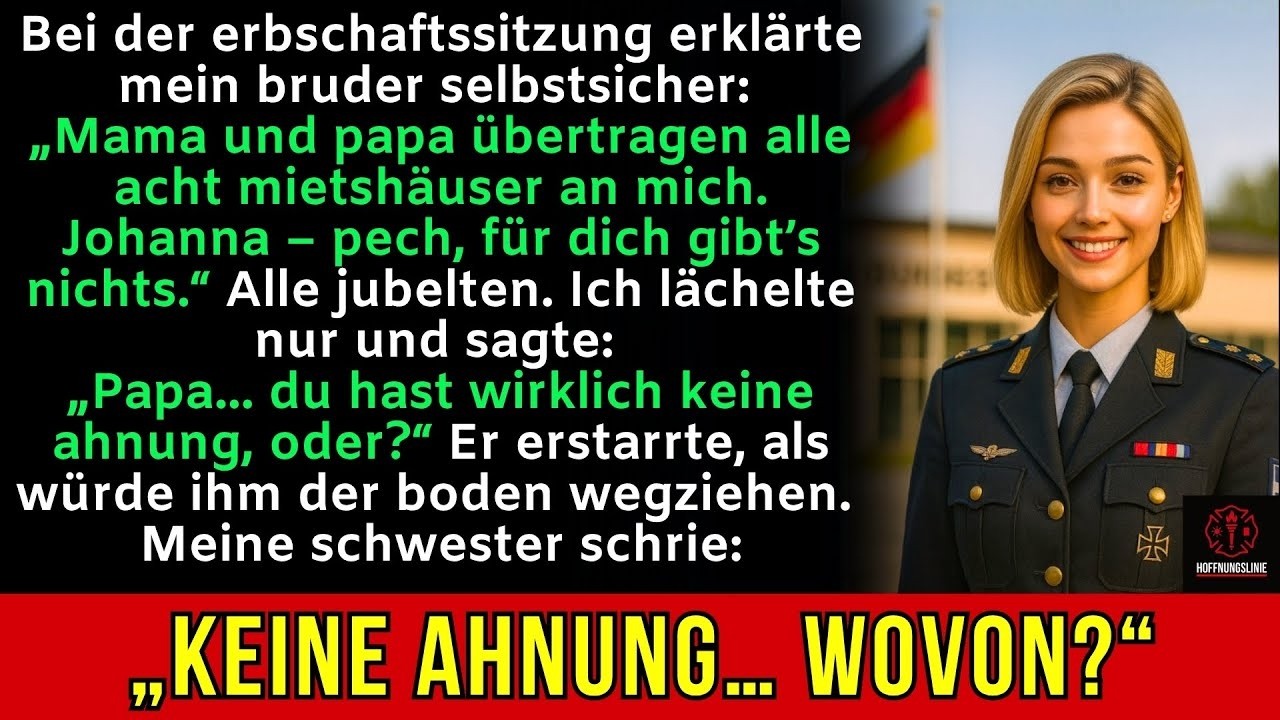 Bei der Erbschaft beanspruchte mein Bruder alles – doch ich lächelte nur: „Papa, weißt du es nicht?“