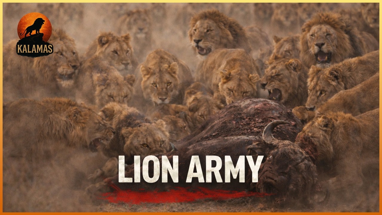 More Than 24 Lions in One Battle&hellip; Topi Pride Unleashes Hell in Masai Mara