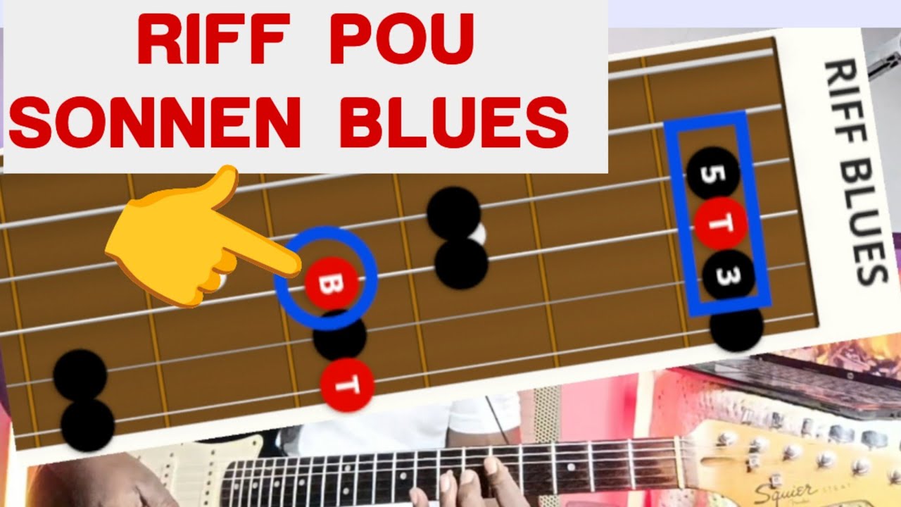 RIFF BLUES POU METE KOULÈ NAN MIZIK WAP JWE YO