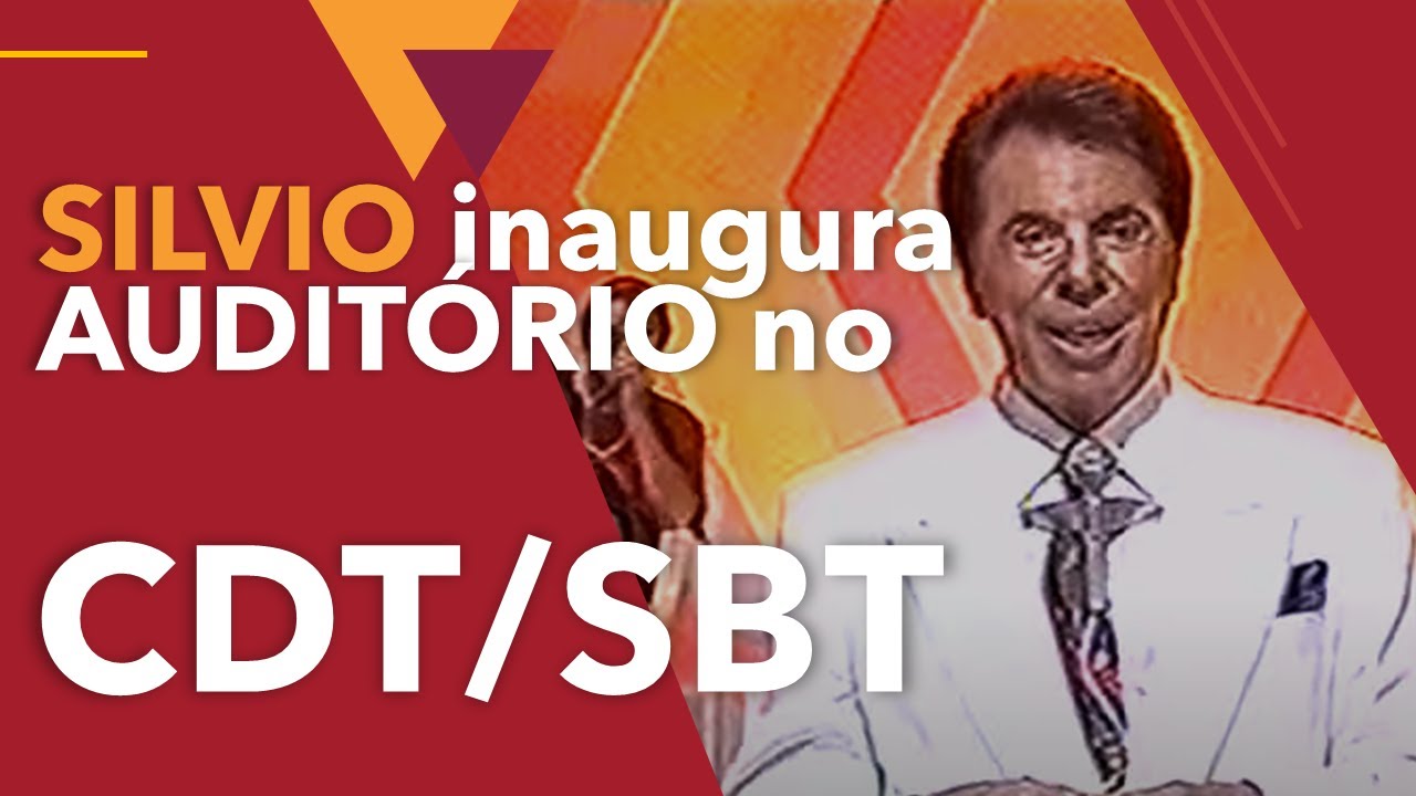 SILVIO SANTOS INAUGURA AUDITÓRIO NO CDT – 1998