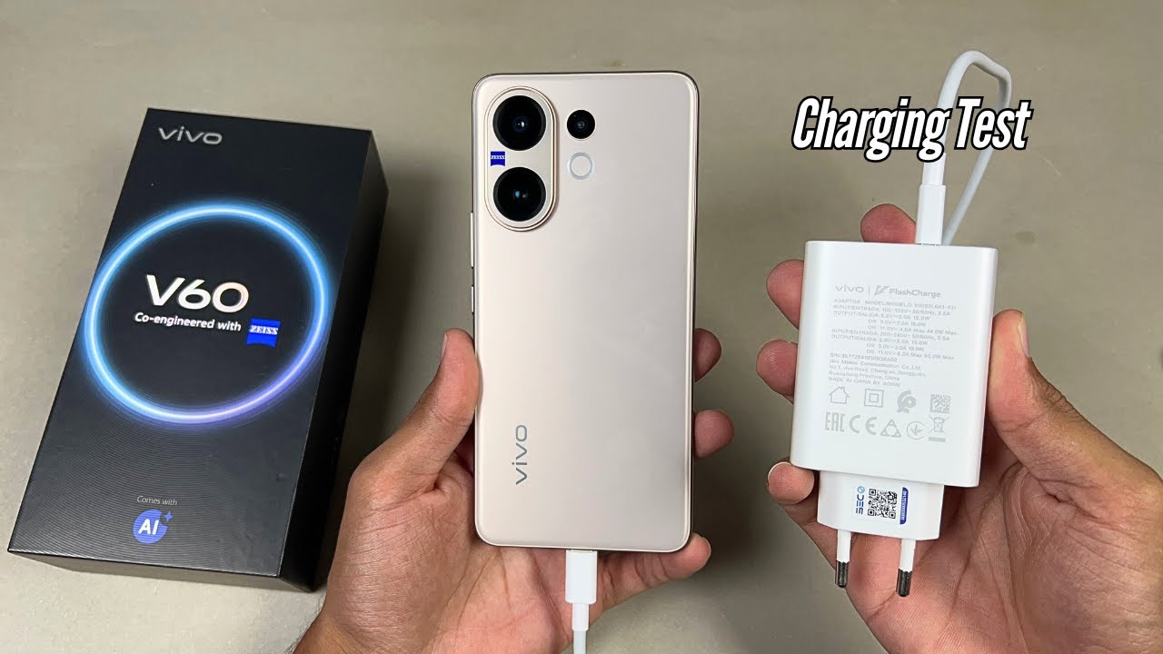 Аккумулятор Vivo V60 ёмкостью 6500 мАч: полная зарядка всего за X минут?! 🤯
