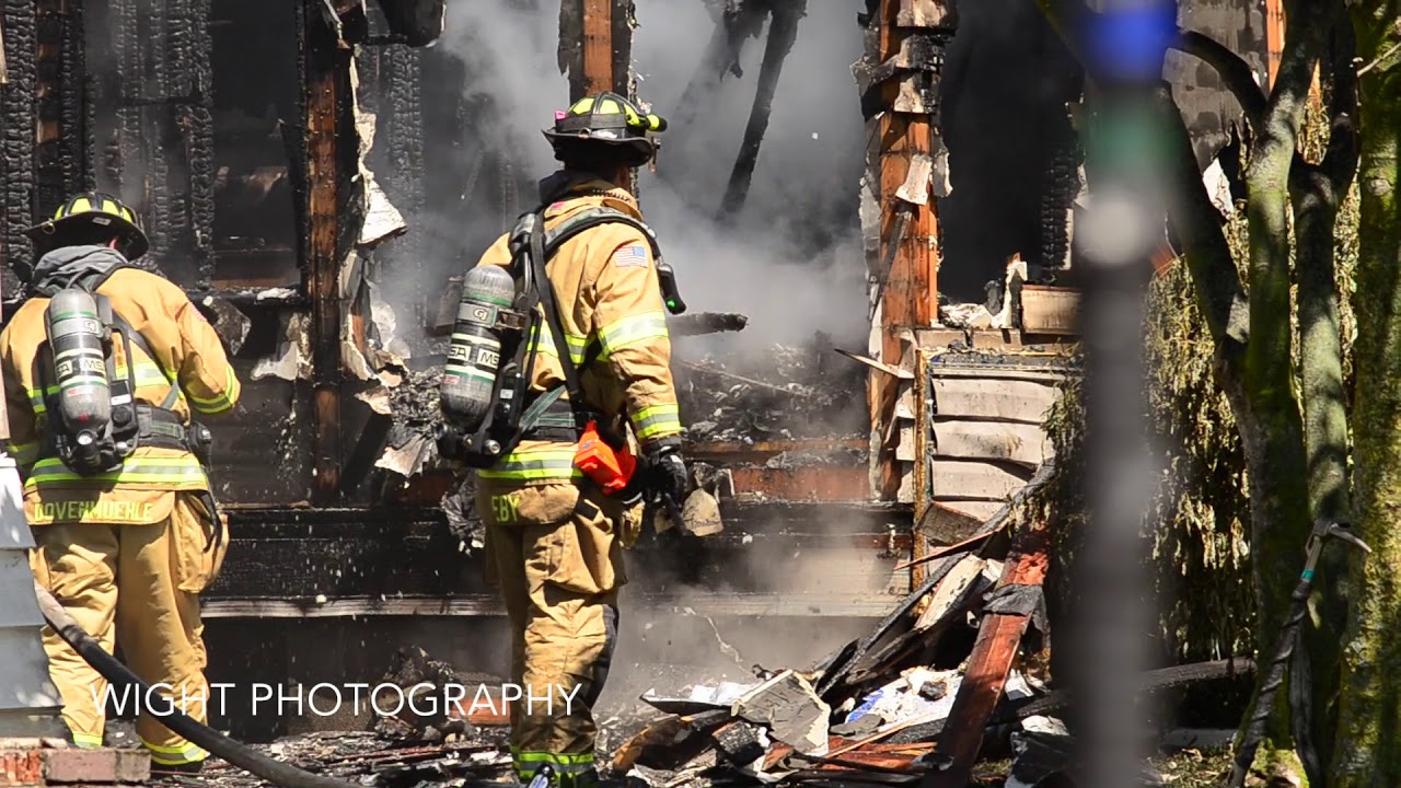 MABAS Box 6 Alarm Two Structure Fire in Rockford, IL - June 4, 2018