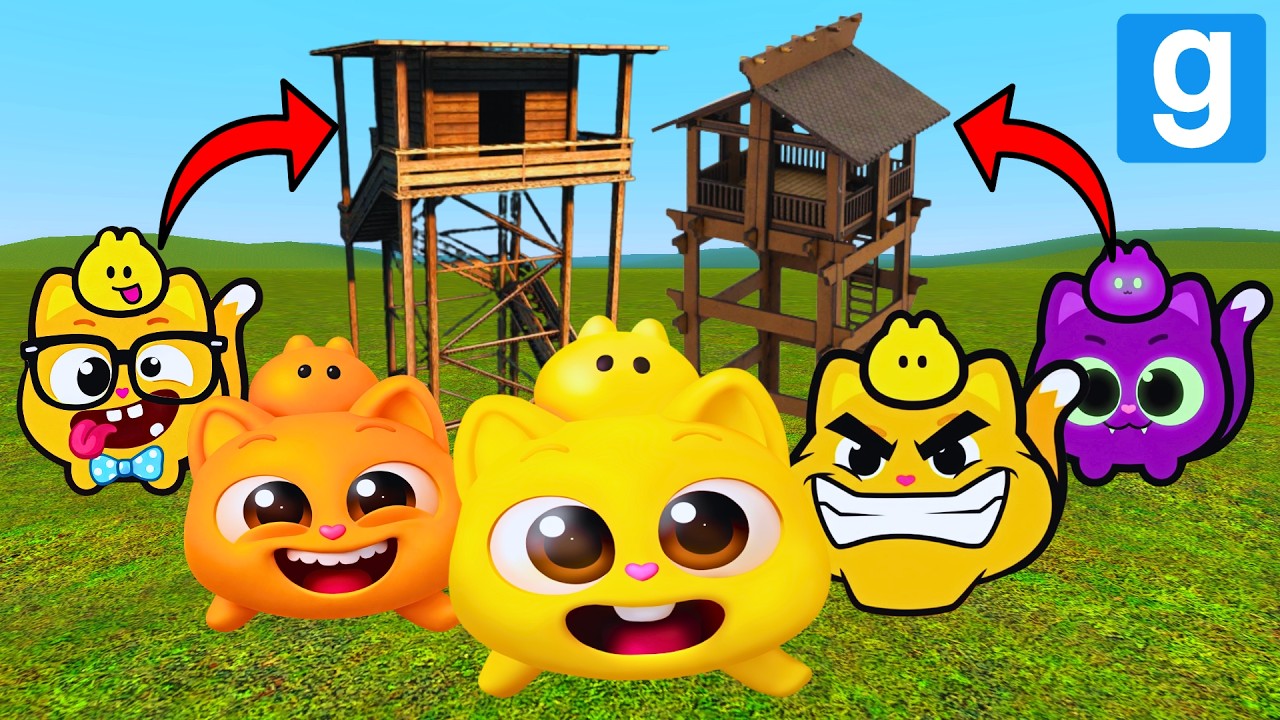 Ninimo FAMILY VARIATIONS VS Towers in Garry's Mod Nextbots