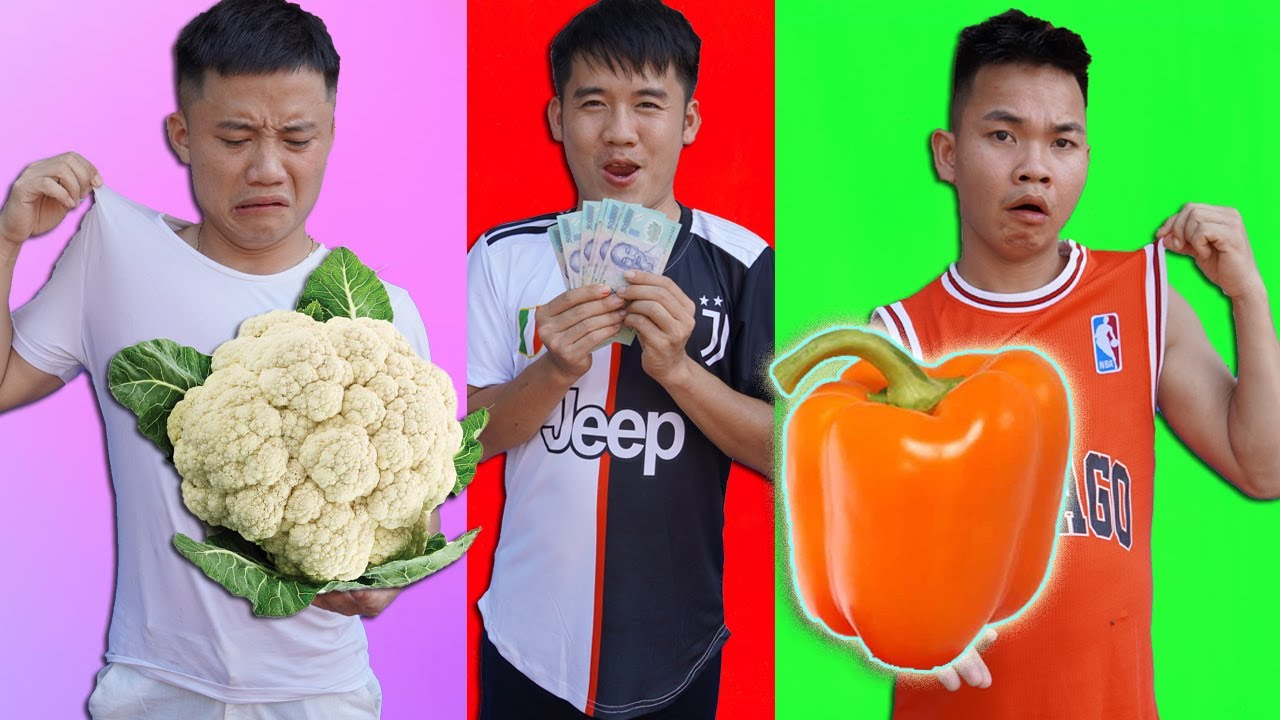 Hưng Troll | Thử Thách 24H Đi Chợ Shopee Và Ăn Đồ Ăn Theo Màu Trang Phục Thắng Nhận 500$