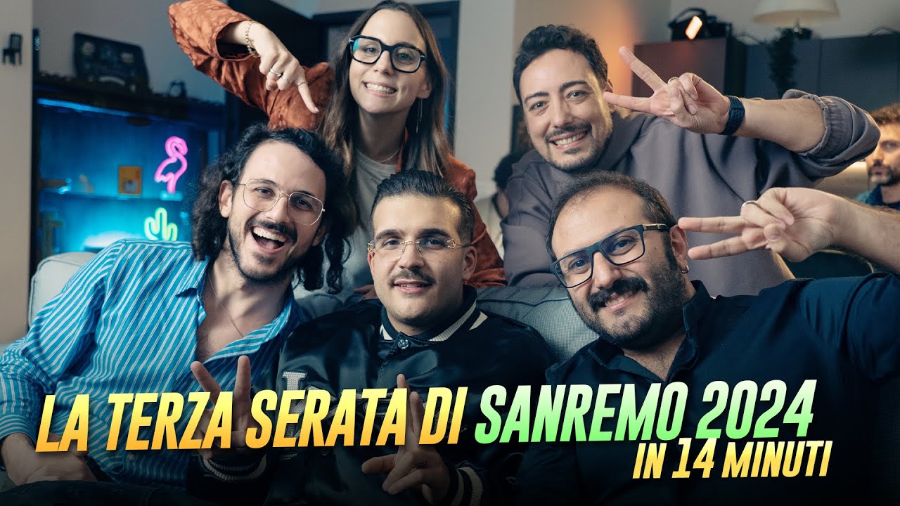 LA TERZA SERATA DI SANREMO 2024 in 14 Minuti con GEOLIER, THE KOLORS, GAZZELLE, RICCHI&POVERI E...
