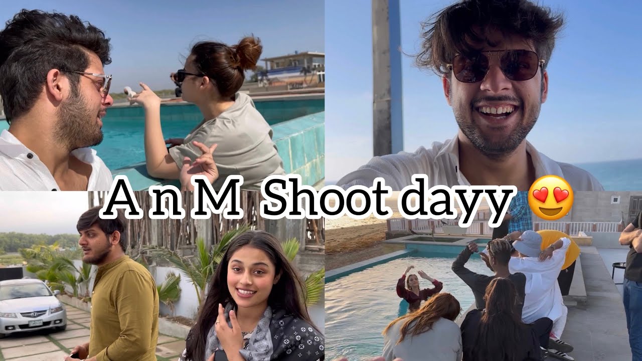 Aimanminalcloset Shoot day 😍 | itna bara hut | Khana 🤤  | end mai KFC 🤪