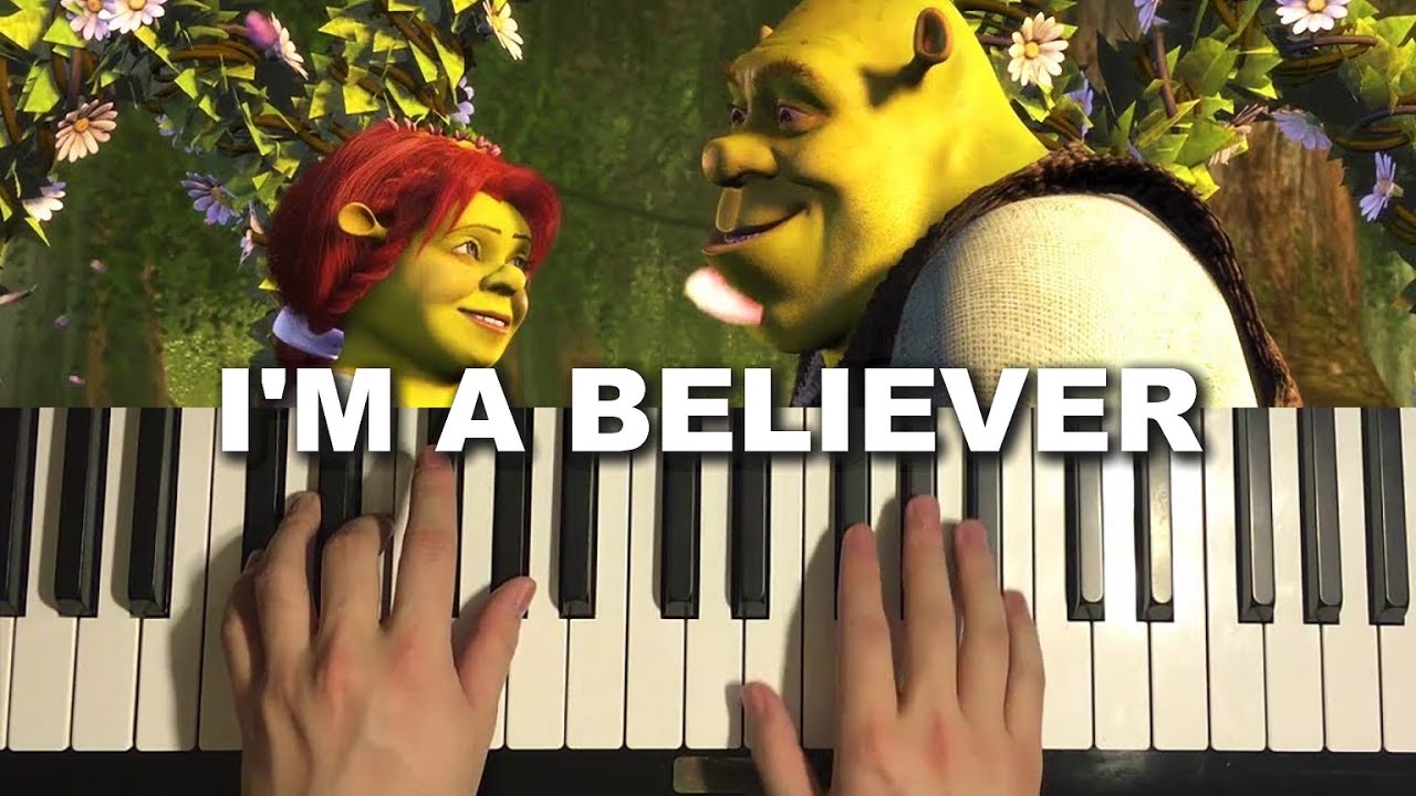 How To Play - I'm A Believer (Piano Tutorial Lesson)