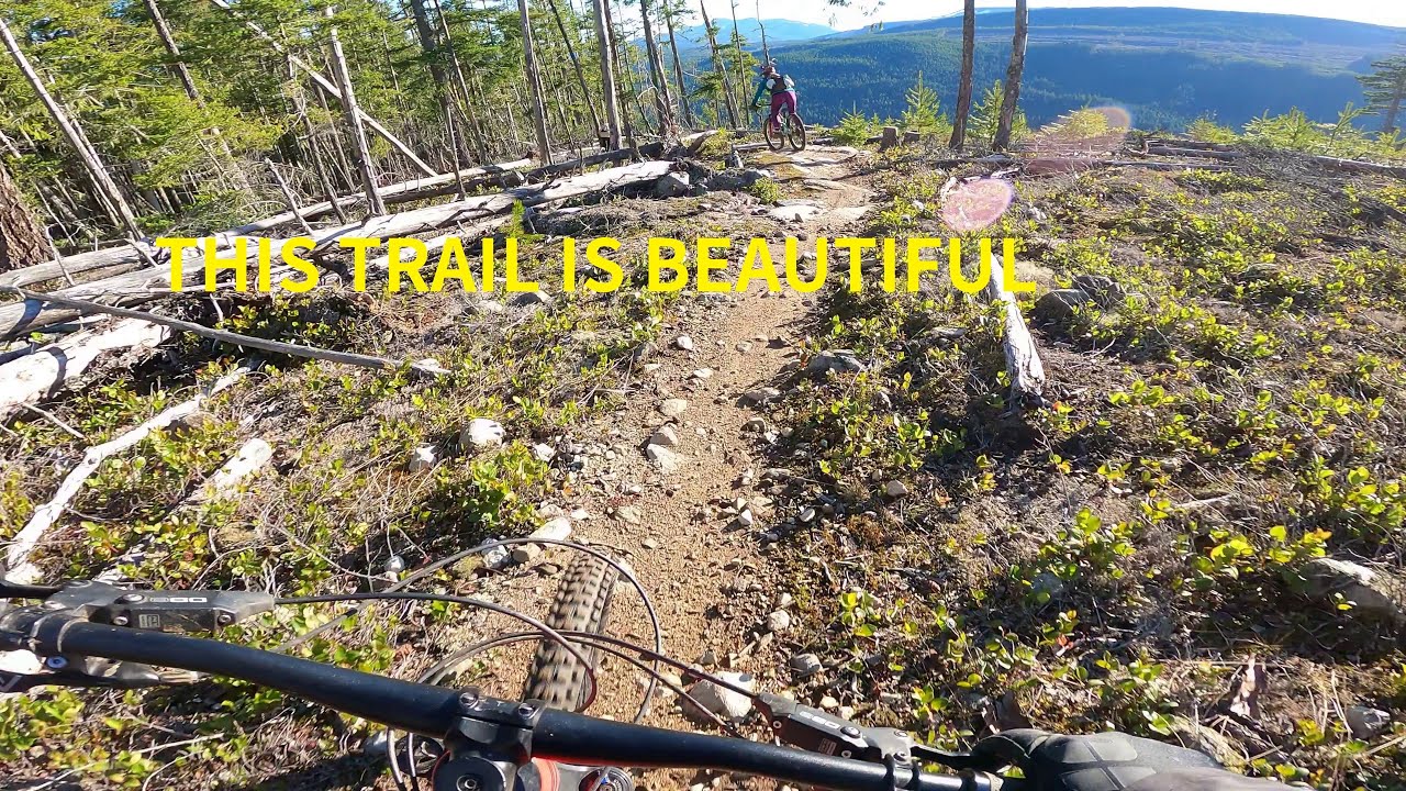 This trail is beautiful! Sunny January ride on Vancouver Island.
