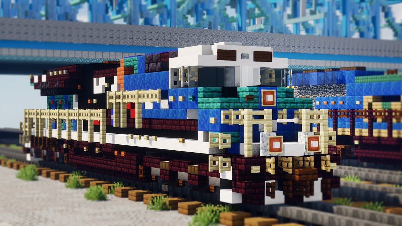 Minecraft CSX 3194 Law Enforcement ES44AH Tutorial