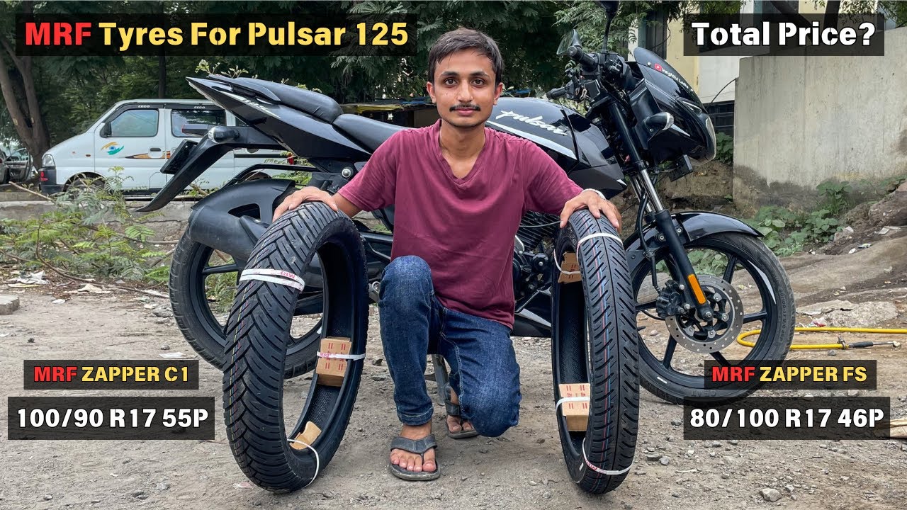 MRF ZAPPER C1 100/90 R17 | MRF ZAPPER FS 80/100 R17 | Best MRF Tyres For Bajaj Pulsar 125