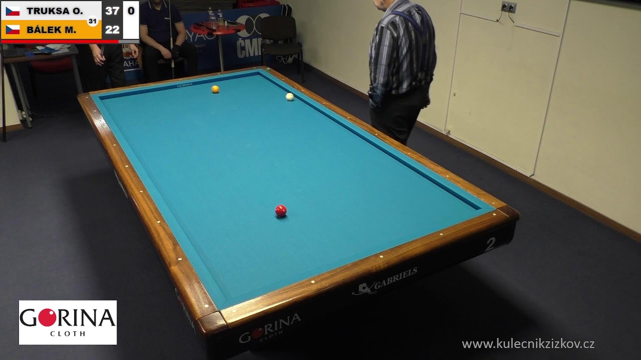 Czech league | 3-cushion | D1 | 9th round | Otakar Truksa v Martin Bálek