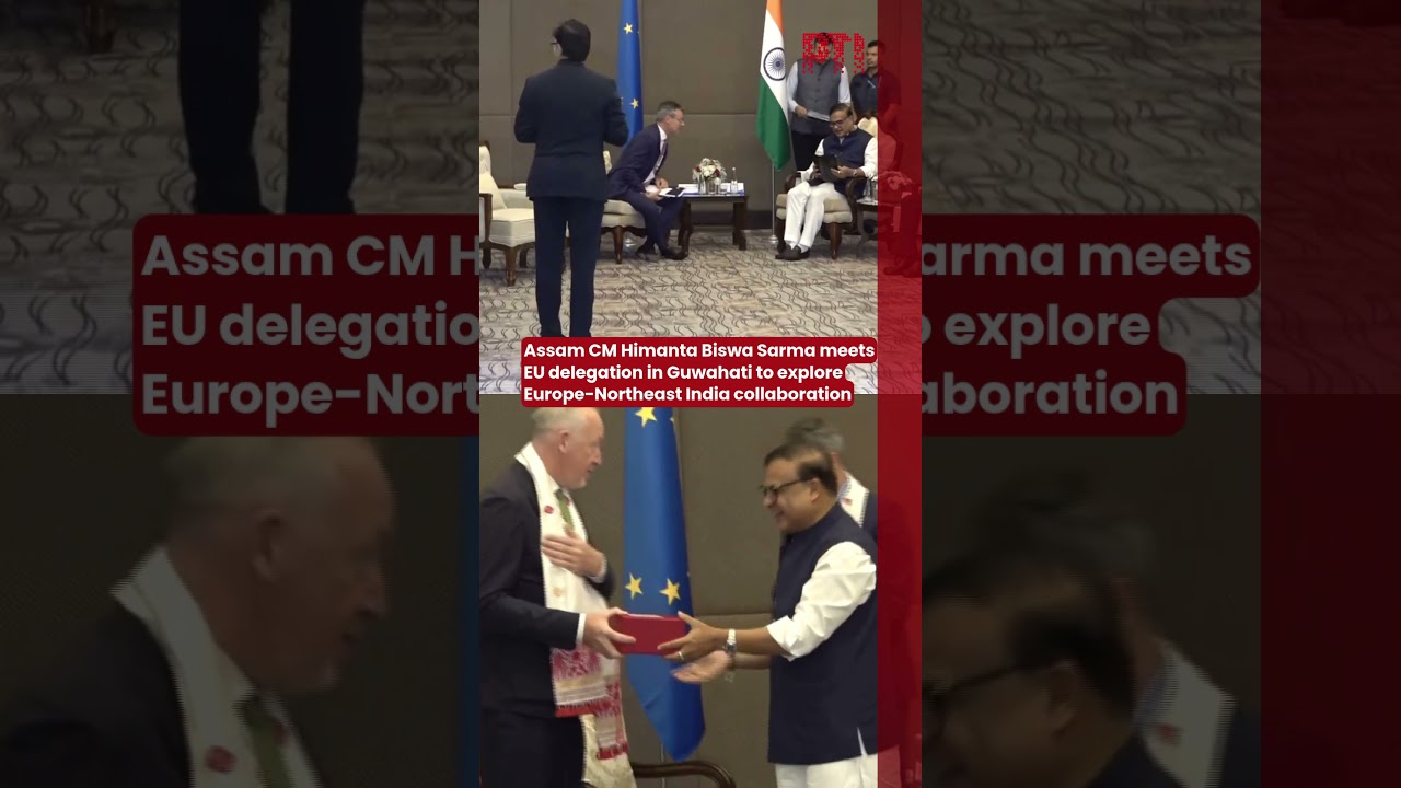 Assam CM Himanta Biswa Sarma meets EU delegation in Guwahati
