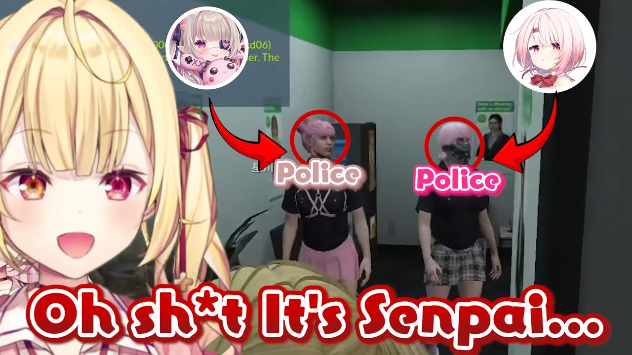 Hoshikawa First Day in GTA VCR 2 Robbing a Bank and Becoming a Gang Leader [Hoshikawa Sara ENG Sub]