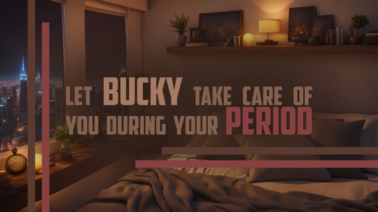 Bucky takes care of you during your period | Marvel ASMR - sleeping sounds, kisses