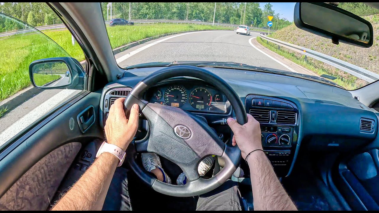 2000 Toyota Avensis [1.6 101HP] |0-100| POV Test Drive #1698 Joe Black