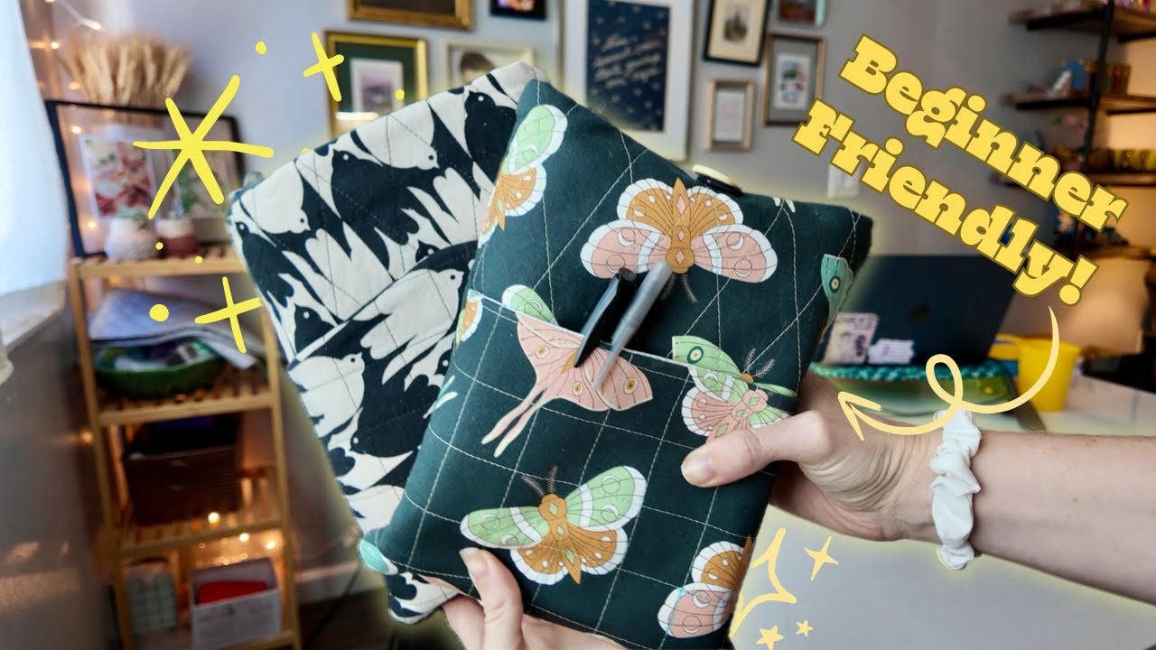 Book Sleeve Sewing Tutorial *beginner friendly!*