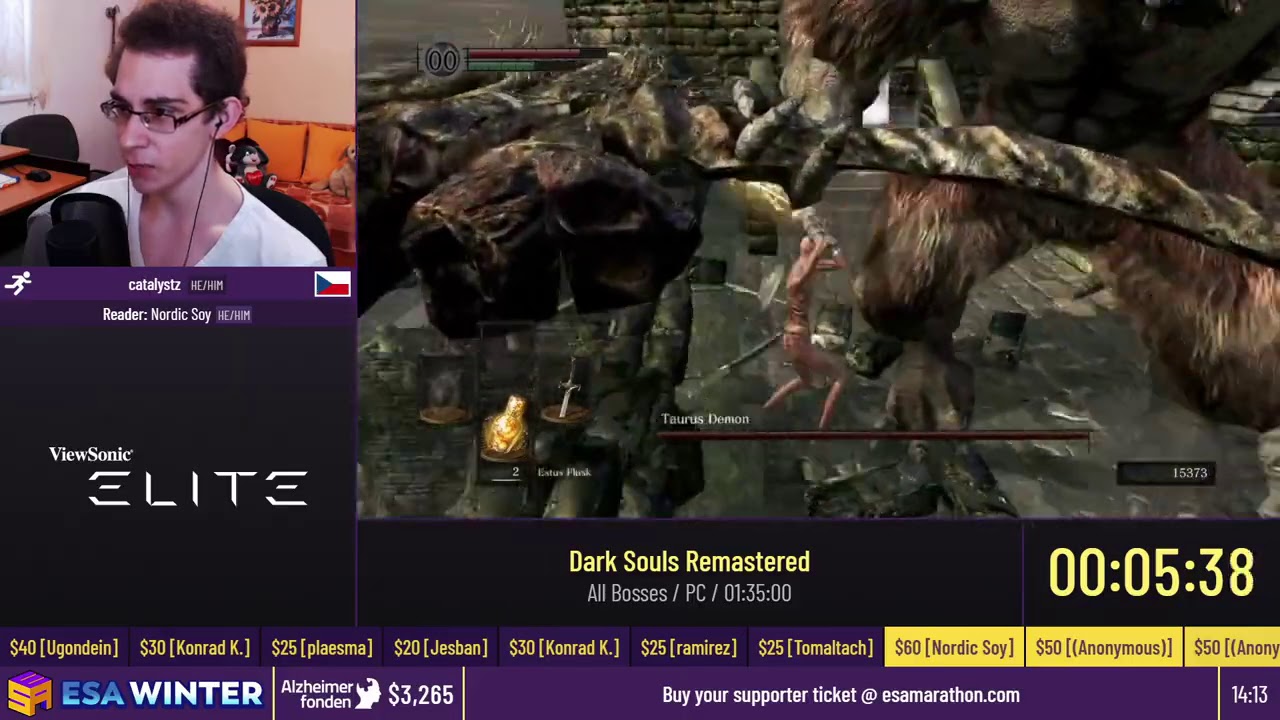 Dark Souls Remastered [All Bosses] by catalystz - #ESAWinter21