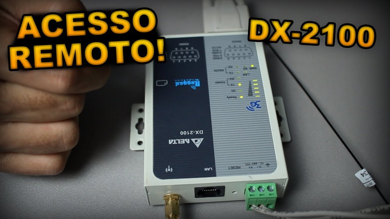 Como Acessar Um CLP A Distância! Acesso Remoto - DX-2100