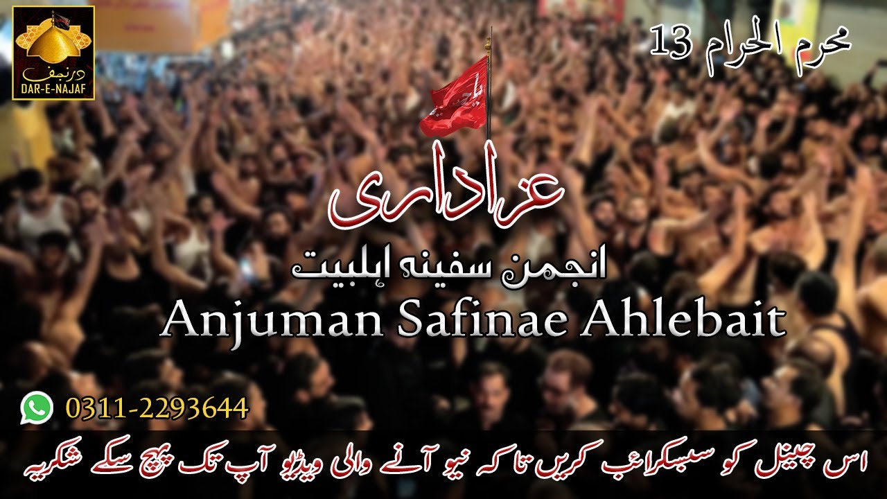 Anjuman Safinae Ahlebait | Kotri Azadari 2024 | Dargah Yaqeen Shah Bukhari | Dar E Najaf