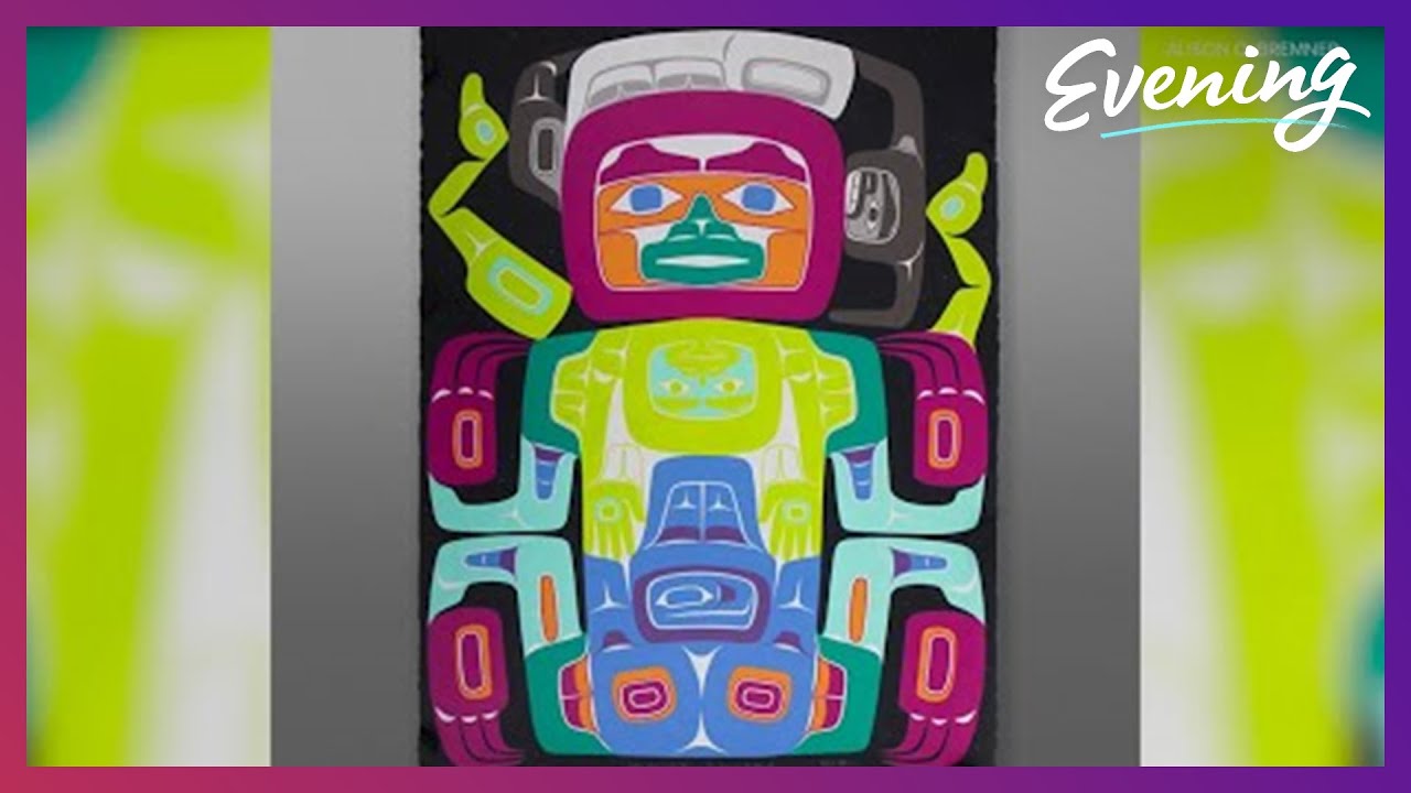 Tlingit Tribe art with a humorous twist