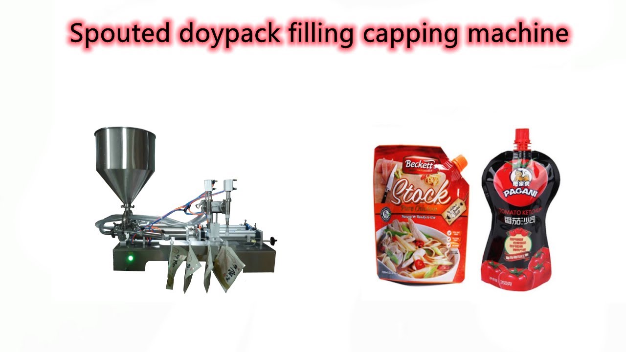 cheap spouted pouch filling machine/cheap doypack filling  machine for testing market