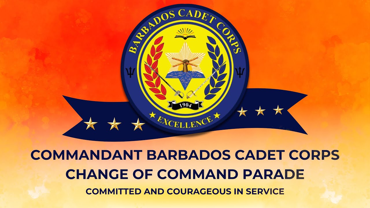 Commandant Barbados Cadet Corps Change Of Command Parade - 2