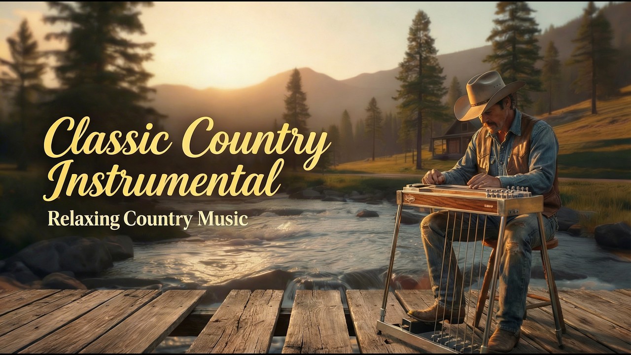 Classic Country Instrumental Music | Relaxing Country Melodies from the 60s–90s