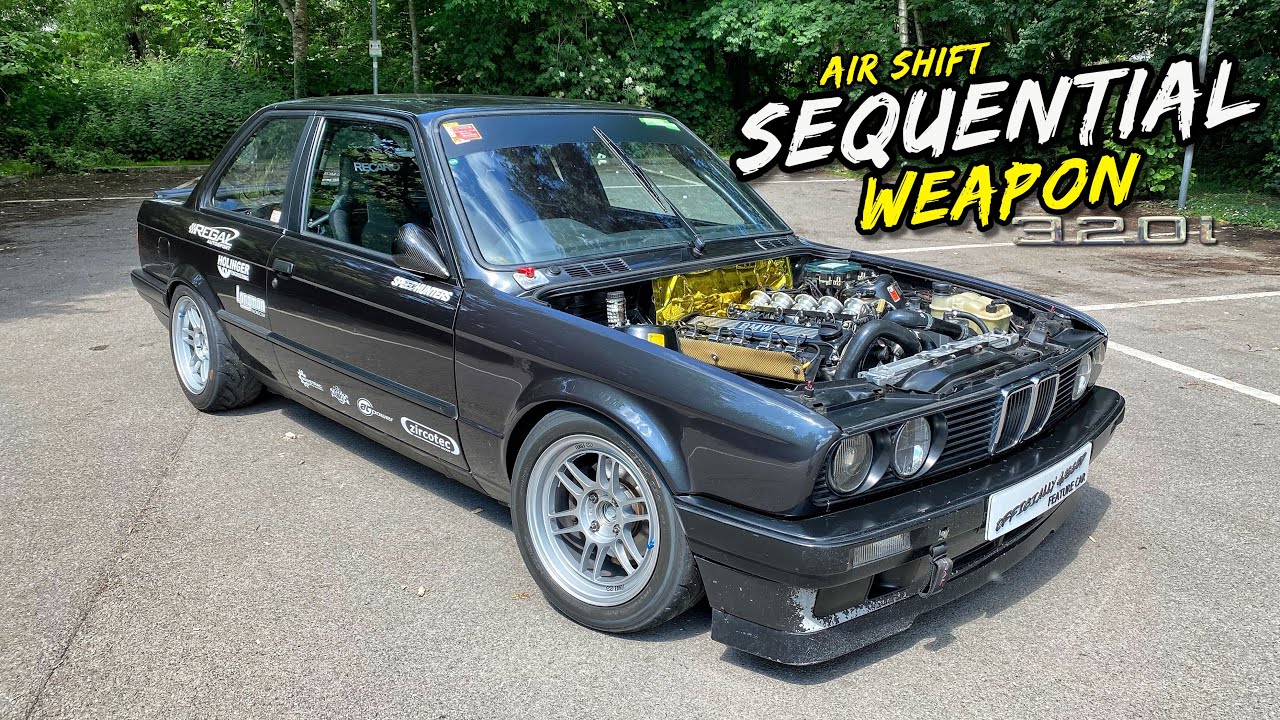 THIS 2.9L STROKER *AIR SHIFT SEQUENTIAL* BMW E30 IS F'ING MAD!!