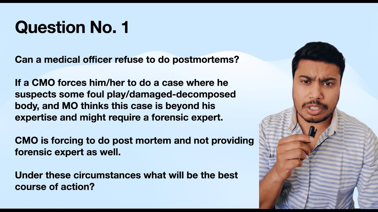 Can a Medical Officer Refuse to Conduct Postmortem Examination? Best Course of Action