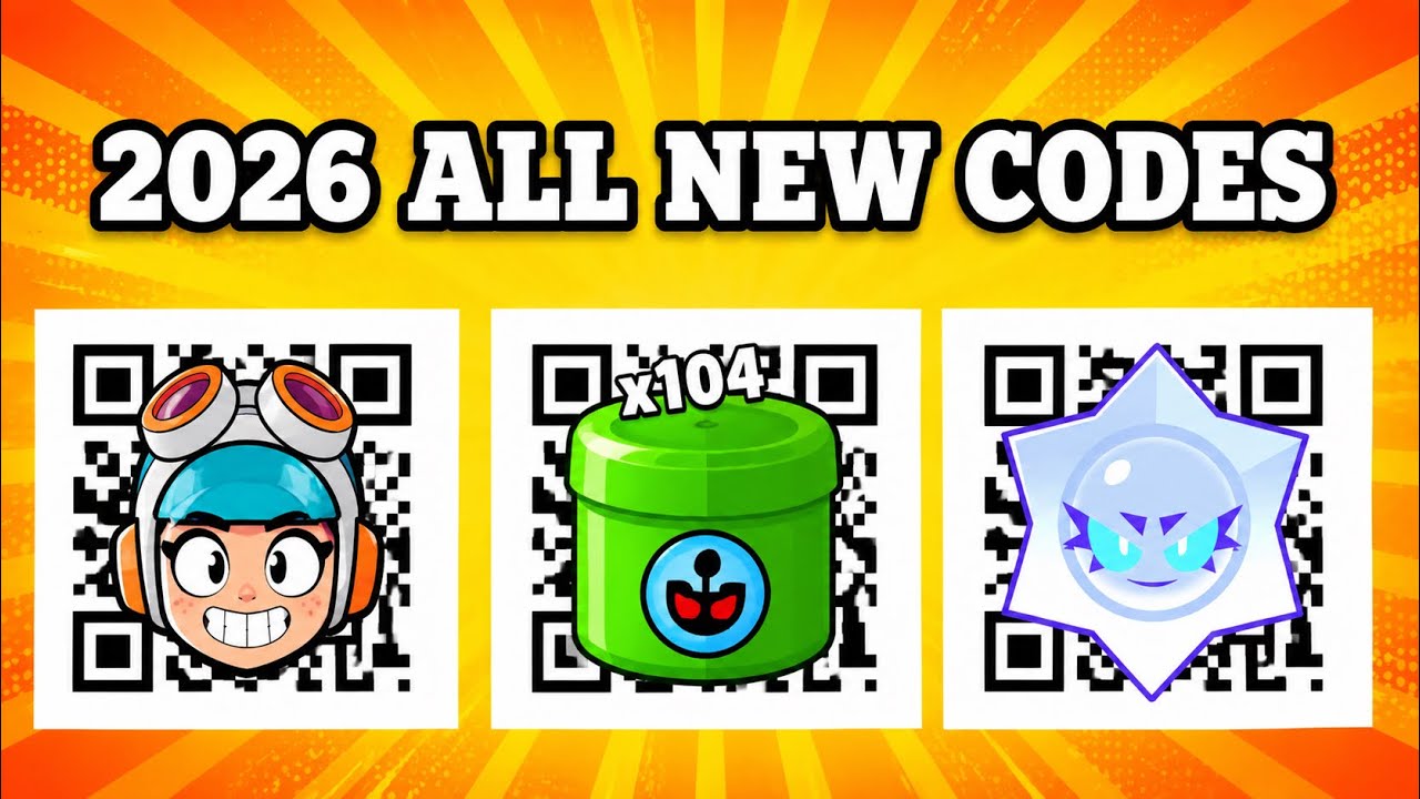 ВСЕ НОВЫЕ QR-КОДЫ 2026 ГОДА 😱 УЛЬТРАЛЕГЕНДАРНЫЕ НАГРАДЫ ЗВЁЗД! | Brawl Stars